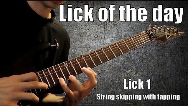 String Skipping Tapping Lick