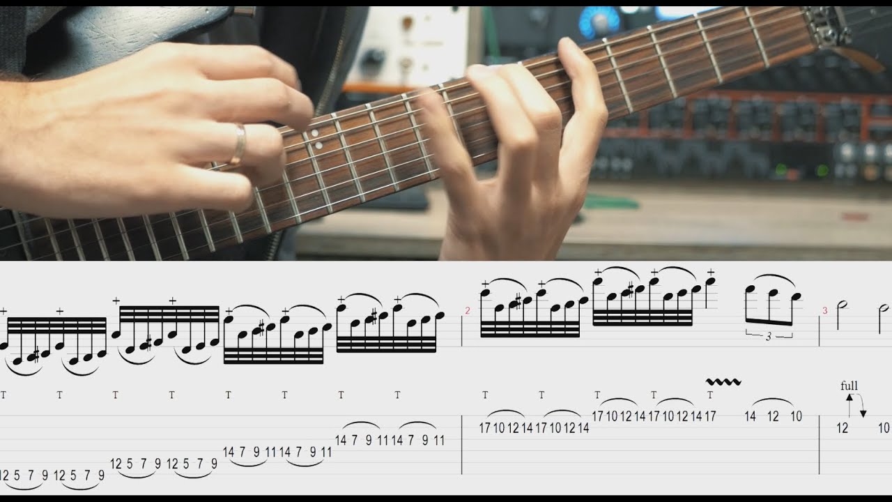 A Major Octave Tapping Lick