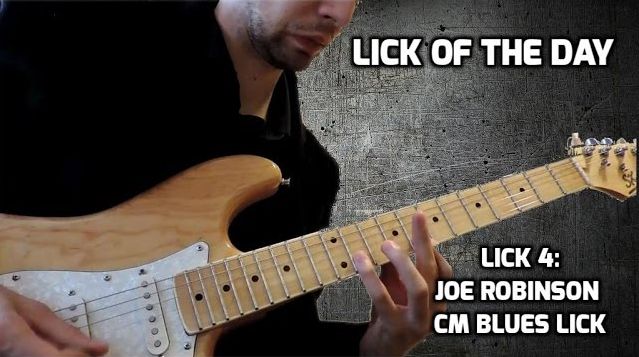 Joe Robinson Style Cm Blues Lick